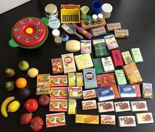 Kaufladen Puppenstube Kaufmannsladen Zubehör Vintage alt Sammlung konvolut holz