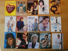 15 Autogramme Autogrammkarten