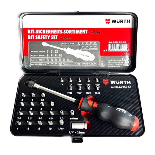 Würth bit sortiment - sortiment, 29-tlg
