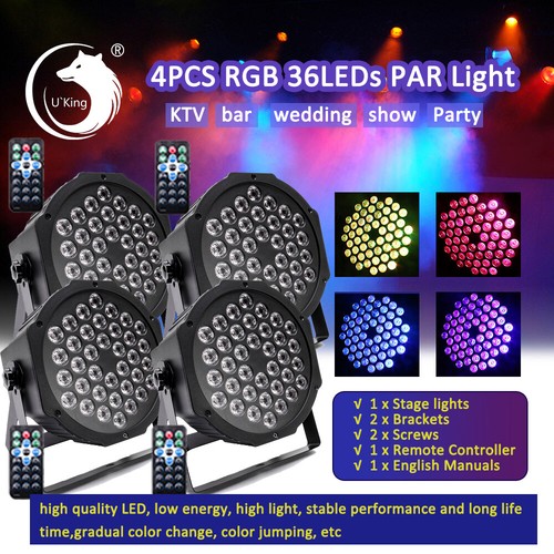 80w rgb led par - 4x,