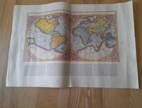 Antike weltkarte orbis terrae - antike,