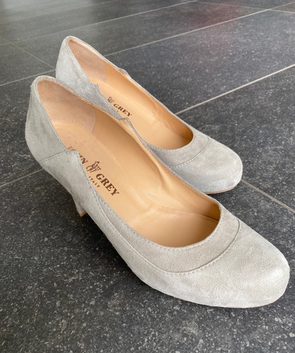 John grey hellgraue wildleder - grey,