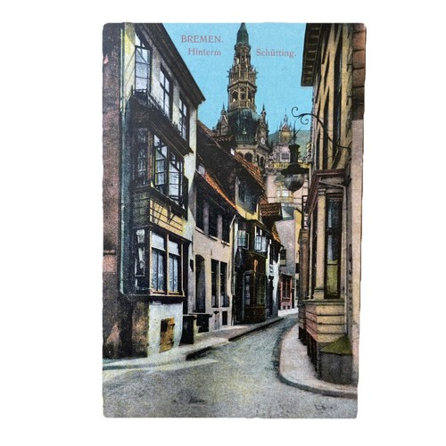 Postkarte bremen hinterm - ak,