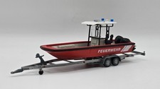 Mehrzweckboot Lehmar 72 + *Feuerwehr*(D) + Wiking 009547 + EVP + 1:87(H0)