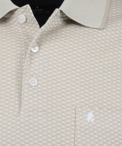 Ragman men softknit polo - softknit,