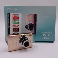 Canon Digital IXUS 80 IS Digitalkamera Gold Digicam 8 MP Zustand gut in OVP