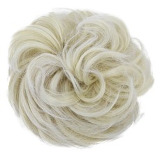 CAISHA Scrunchie Haarteil Dutt Haargummi Haarverdichtung Gewellt 15cm Emilia