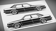 Audi 80 tuning Aufkleber