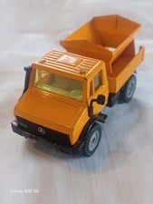 Siku Unimog U 1500 Orange 1620 150PS 6 Zyl. 5675 ccm West Germany Bespielt