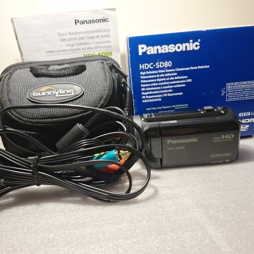 Panasonic hdc sd80 - full, hd