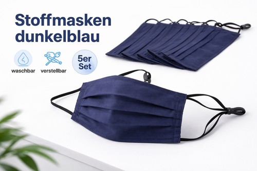 5er set stoffmasken - set,
