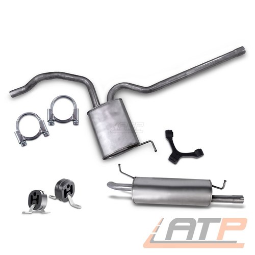 Schalldämpfer set auspuff - set,