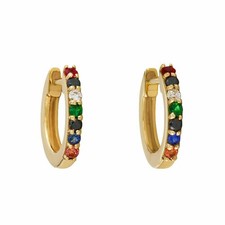 14K Gelbvergoldete Diamant-Und