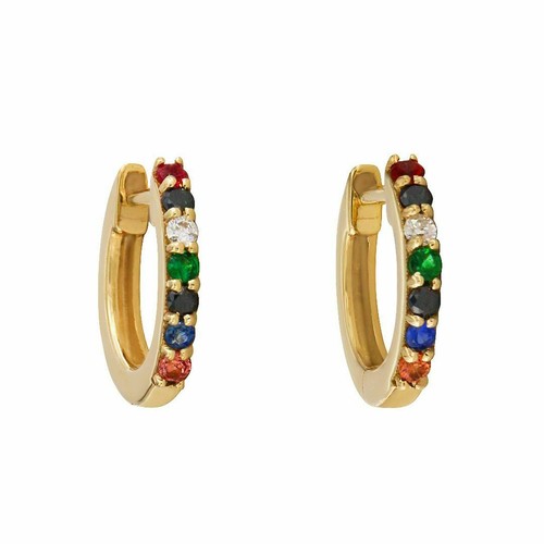 14k gelbvergoldete diamant und - 14k, diamant-und