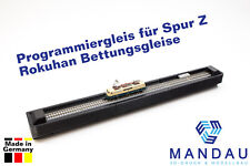 Programmiergleis für Spur Z Rokuhan - z.B. Ecos Z21 uvm DC Wandhalterung Märklin