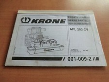 Ersatzteilliste Krone Mähwerk