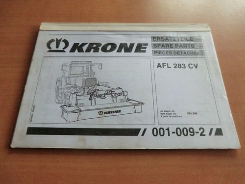 Ersatzteilliste krone mähwerk - ersatzteilliste,