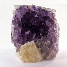 Amethyst & Calcit Uruguay Premium Stufe Ø ca.176mm Geode Druse Amethyststufe 15p