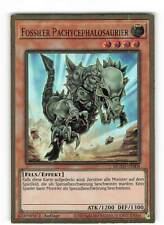 Yugioh FOSSILER PACHYCEPHALOSAURIER , mged-de008 Premium Gold Rare deutsch NM