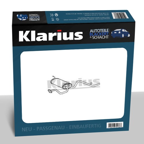 Klarius auspuff esd endtopf - auspuff,