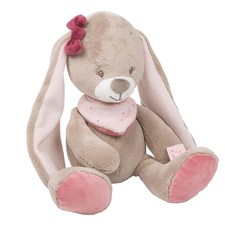 Nattou Kuscheltier, 30 x 17 x 9 cm, Rosa/ Beige, 987004