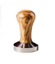 Tamper Olivenholz - Edelstahl