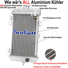Aluminium Kühler Für ATV Yamaha Raptor 700R Raptor 700 YFM700 2006-2014 DE POST
