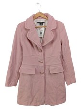 Zara damen wollmantel - rosa, gr