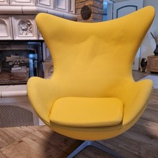 Original Fritz Hansen Egg Chair-Arne Jacobsen-2008-Gelb-Designklassiker