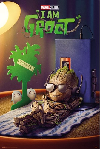 Poster marvel get - your, groot