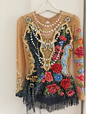 Rhythmische Sportgymnastik Wettkampfanzug in der Größe 152-160 "Zigeunerin"