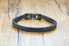 Titan Armband, Gold, Silber, Schwarz und Metallic Retro