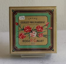 Roger & Gallet - Savon Oeillet- Mignardise  - Vintage Seife - Foliert -  Rarität