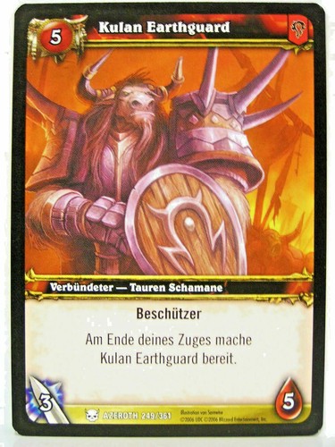 World warcraft tcg - world, helden