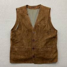 Raberg Vintage Lederweste Herren L Braun