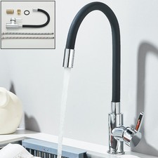 Küchenarmatur Edelstahl Wasserhahn Küche 360° Einhand Spültisch Mischbatterie