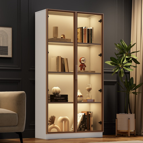 Glas vitrine standvitrine mit - glas,