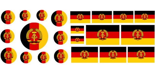 Nva aufkleber set - aufkleber-set, ddr