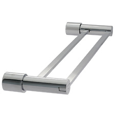 Design Doppelte Handtuchstange Handtuchhalter Halter Stange-Serie Chrome 40 cm