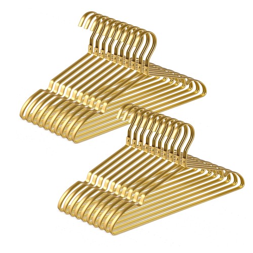 Kleiderbügel metall gold - kleiderbügel,