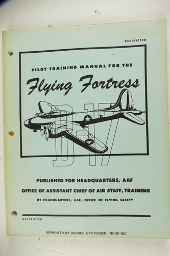 Pilot training manual for - for, the
