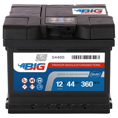 Autobatterie 44ah big premium - 44ah,