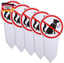 Hundekot Verbot Schild Set PVC