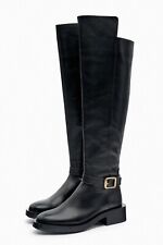  ZARA Overknee LEDERSTIEFEL IM