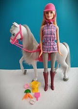Barbie Pferde Set * Pferd m. orig. Reiterin und Zubehör *