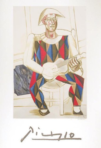 Pablo picasso arlequin der - picasso,,