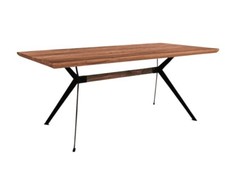 YOGA Esstisch Sheesham nougat