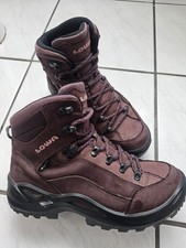 Lowa Renegade GTX Mid Damen Wanderschuhe Schwarz/Pflaume, Gore-Tex, Gr. 38