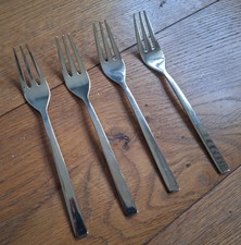 4 Kuchengabeln Esmeyer 18/10  goldfarben