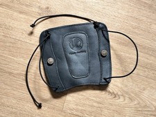 Armschutz Bogenschiessen Rindsleder schwarz